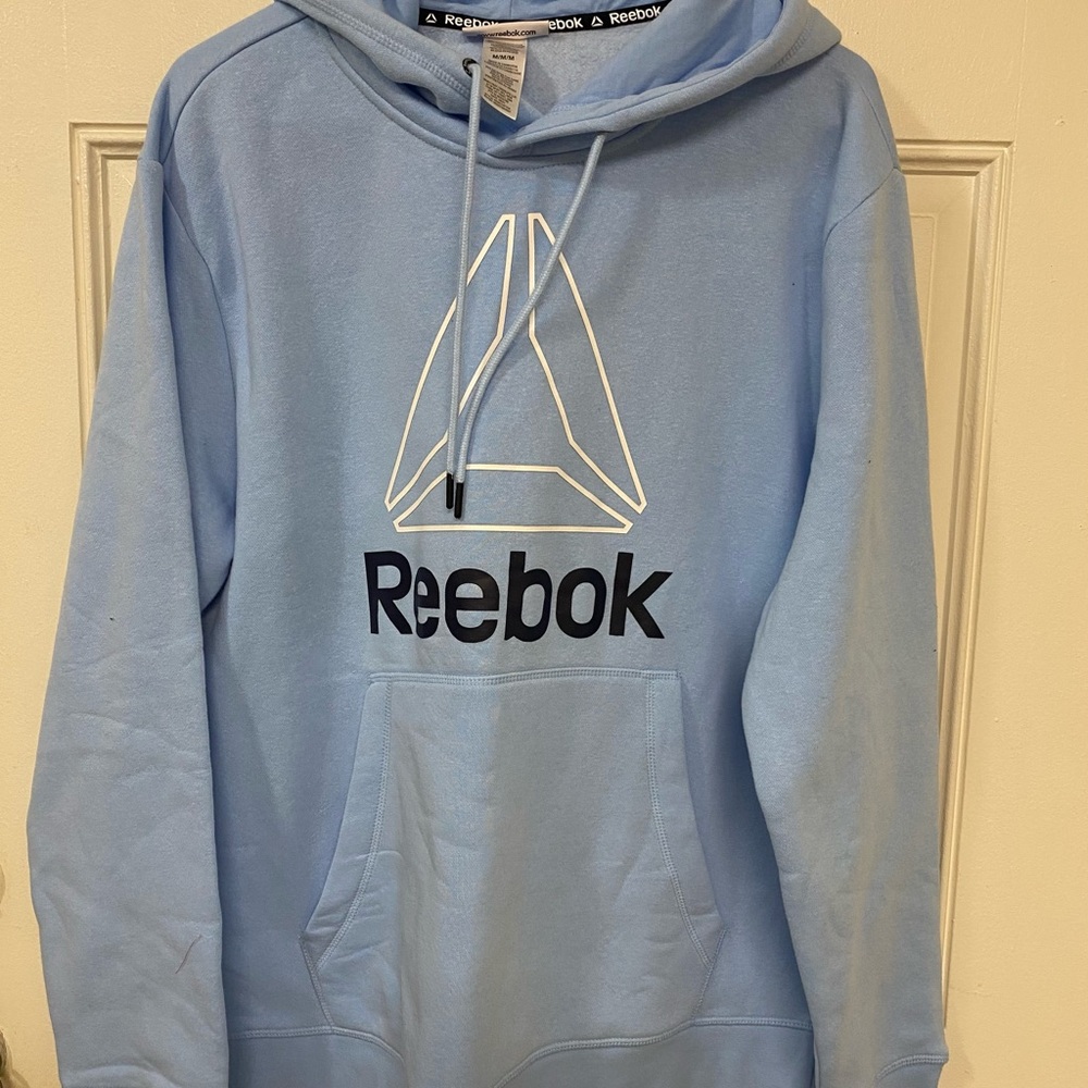 Reebok Blue Pullover Sweater with Delta Logo